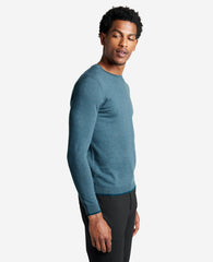 Crew Neck Sweater with Tipping Details
