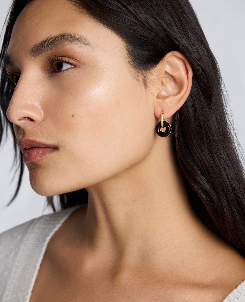 BONBONWHIMS Mental Health Coalition Earring - Black