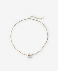 BONBONWHIMS Mental Health Coalition Charm Necklace - White