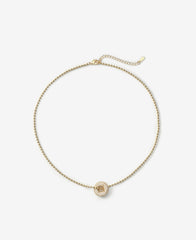 BONBONWHIMS Mental Health Coalition Charm Necklace - White