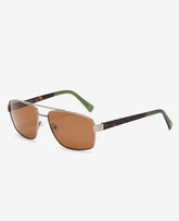 Square Metal Navigator Sunglasses