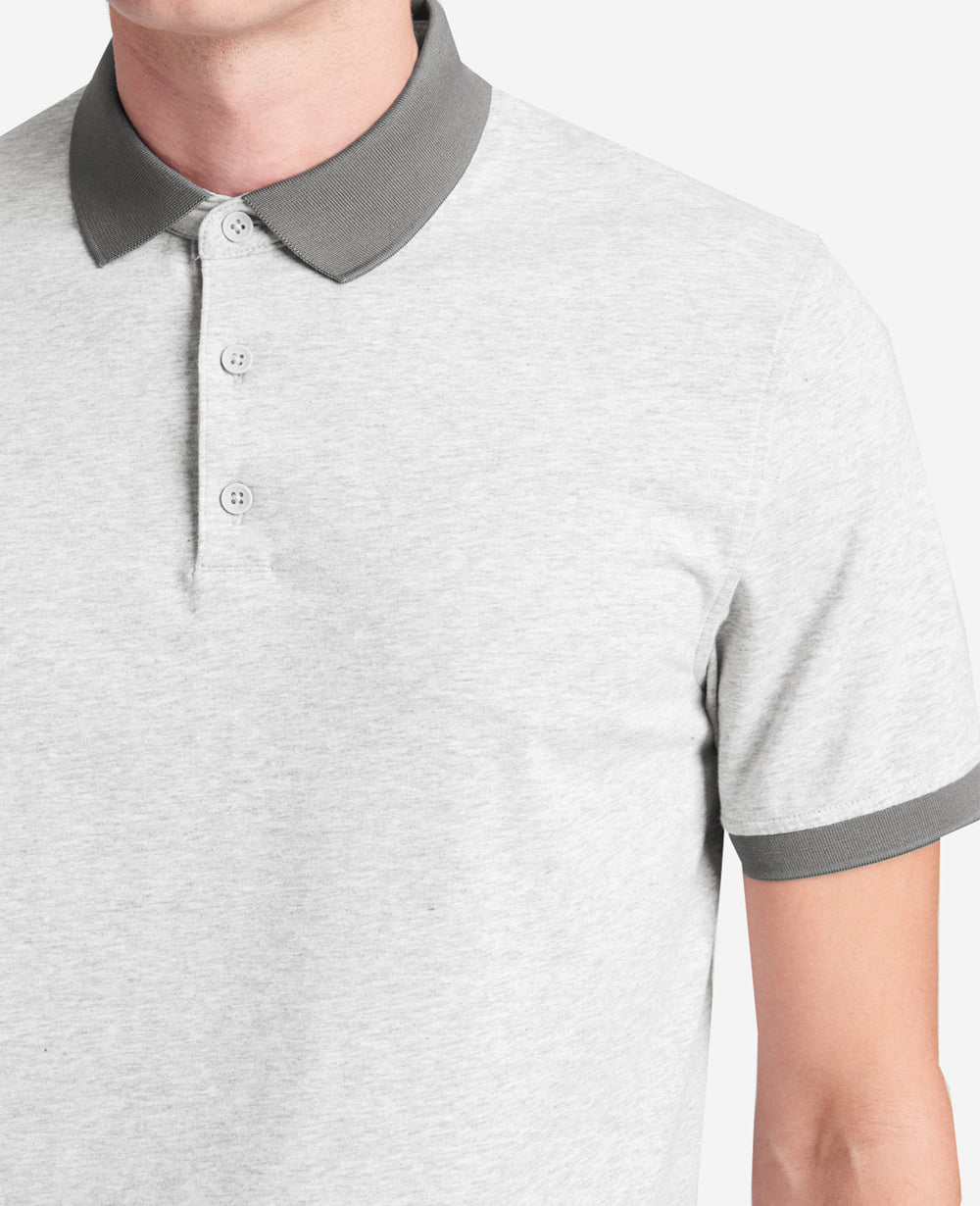 Colorblock Collar Solid Short Sleeve Polo