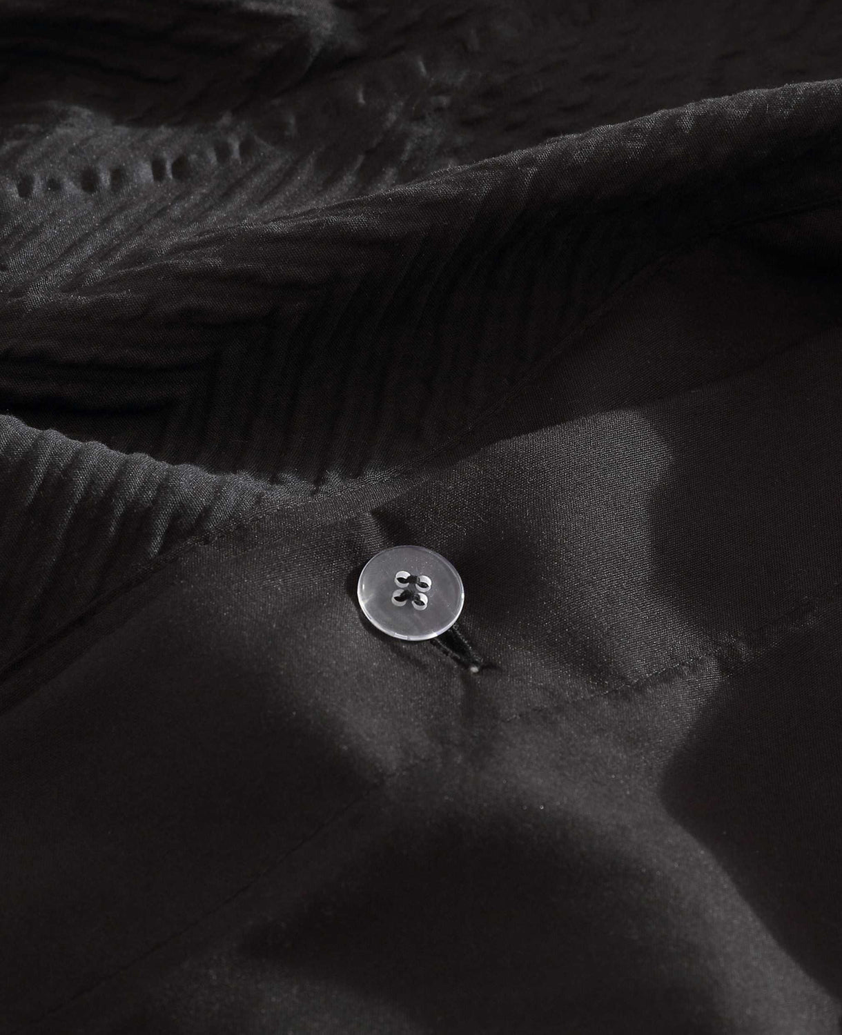Crosswalk Herringbone Black Duvet Cover Set