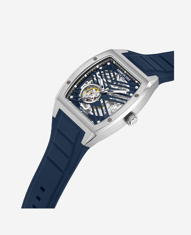 Automatic Silicone Strap Watch