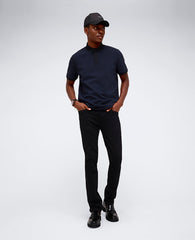 Contrast Placket Button Polo