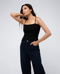 Bandeau Cami W/ Shelf Bra And Adjustable Straps