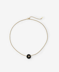 BONBONWHIMS Mental Health Coalition Charm Necklace - Black