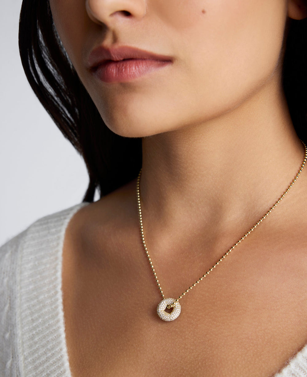 BONBONWHIMS Mental Health Coalition Charm Necklace - Black