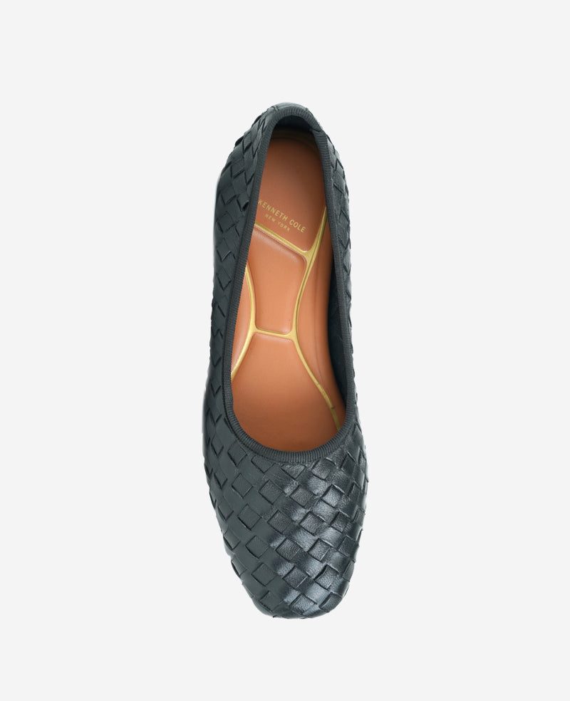 Birdie Woven Leather Pump