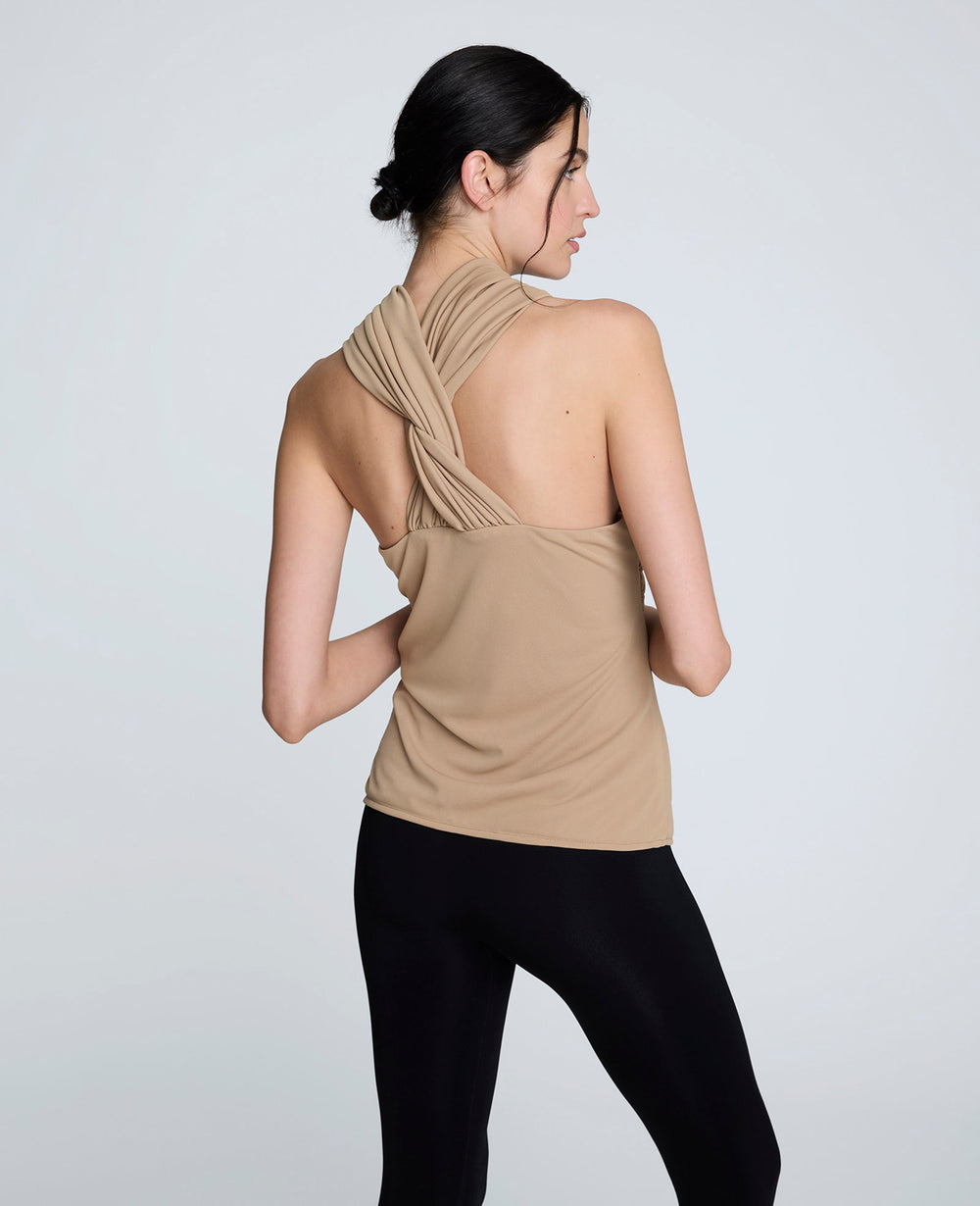 Criss Cross Neck Tank Top