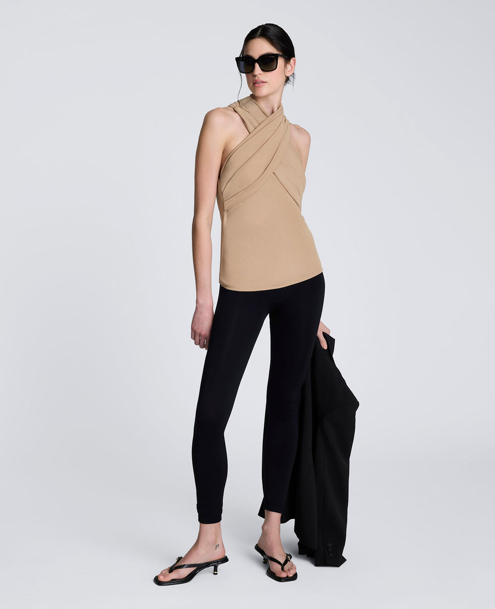 Criss Cross Neck Tank Top