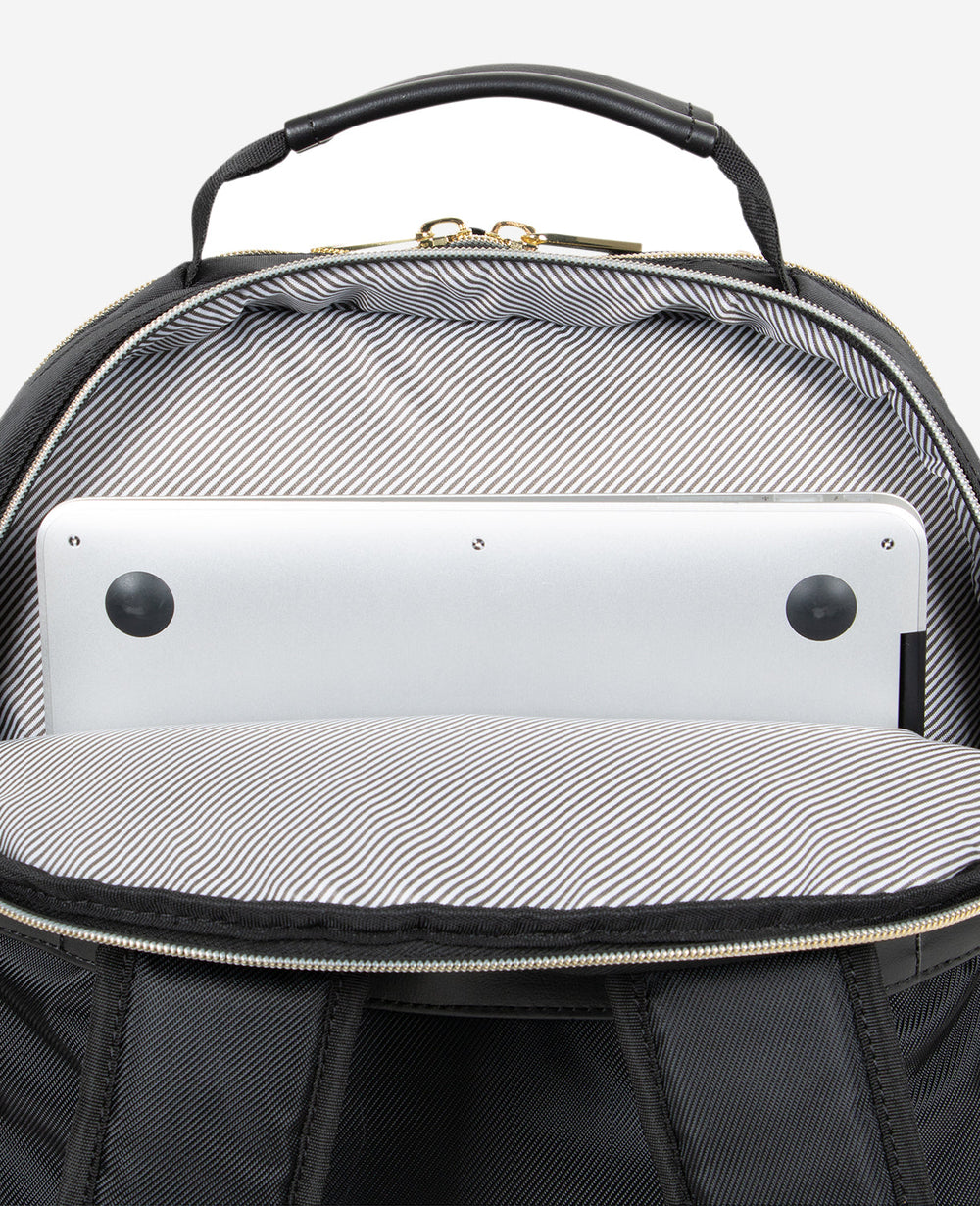 Chelsea 15.6-Inch Chevron Quilted Computer Backpack