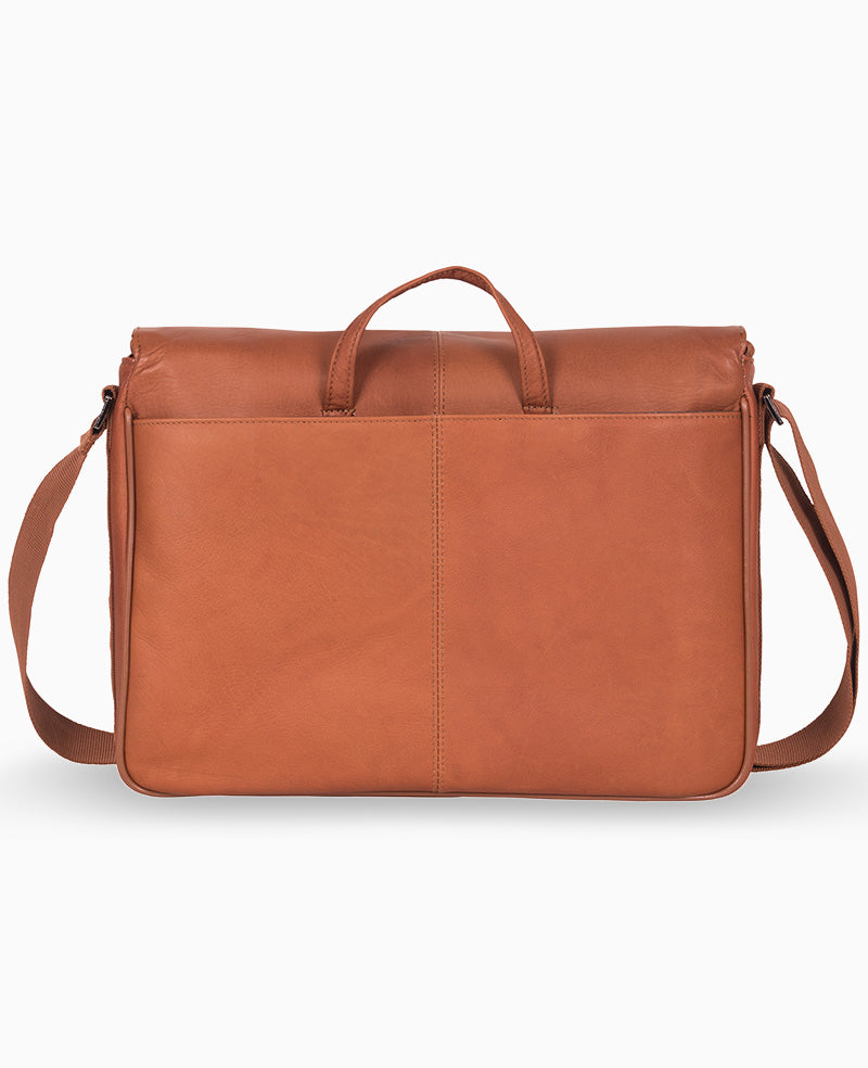 Columbian Leather Crossbody 15.6-Inch Laptop & Tablet Messenger Bag
