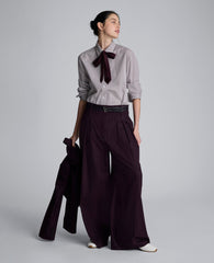 Boyfriend Button Down Shirt With Tie