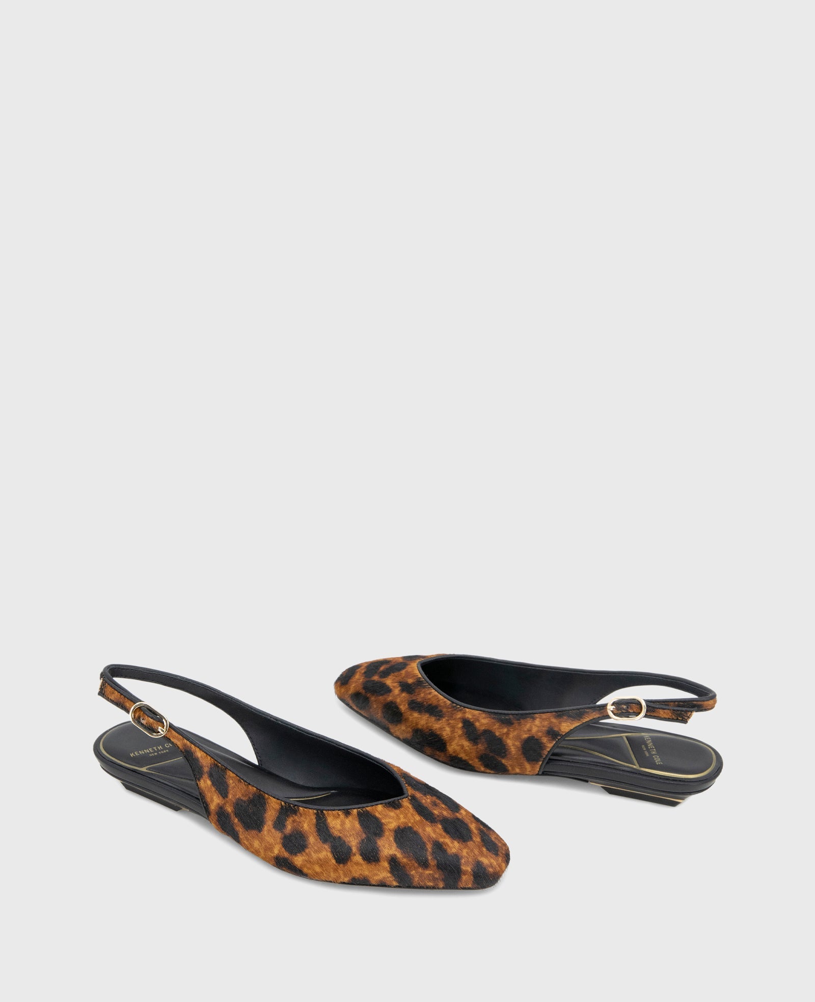 Berkette Leopard Calf Hair Slingback